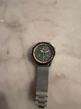 Citizen Promaster Navihawk 

Men's Chronograph Watch with Yellow and Blue Accent